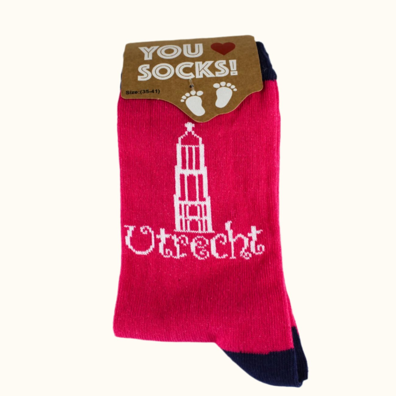 Sock Pink Utrecht (35-41 EURO SIZE)