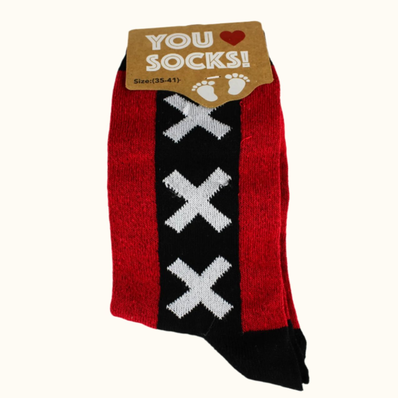 Sock XXX Amsterdam (35-41 EURO SIZE)