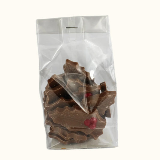 Milk Chocolate Holly Leaf 125g