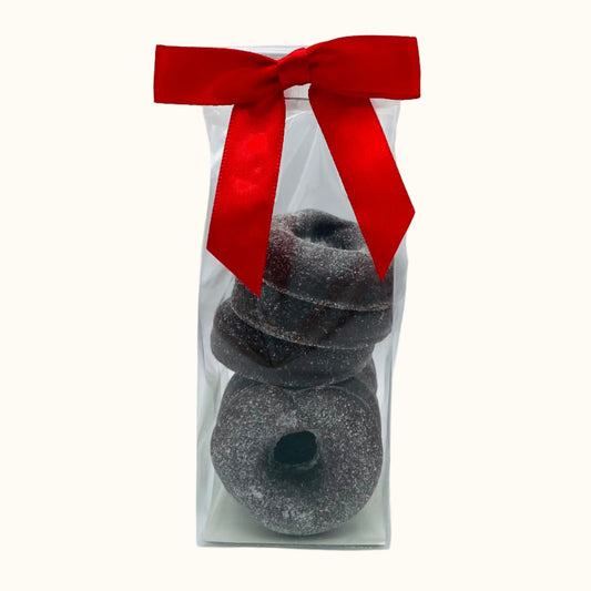 Filled Christmas Rings Dark-Rum Powdered Sugar 125g