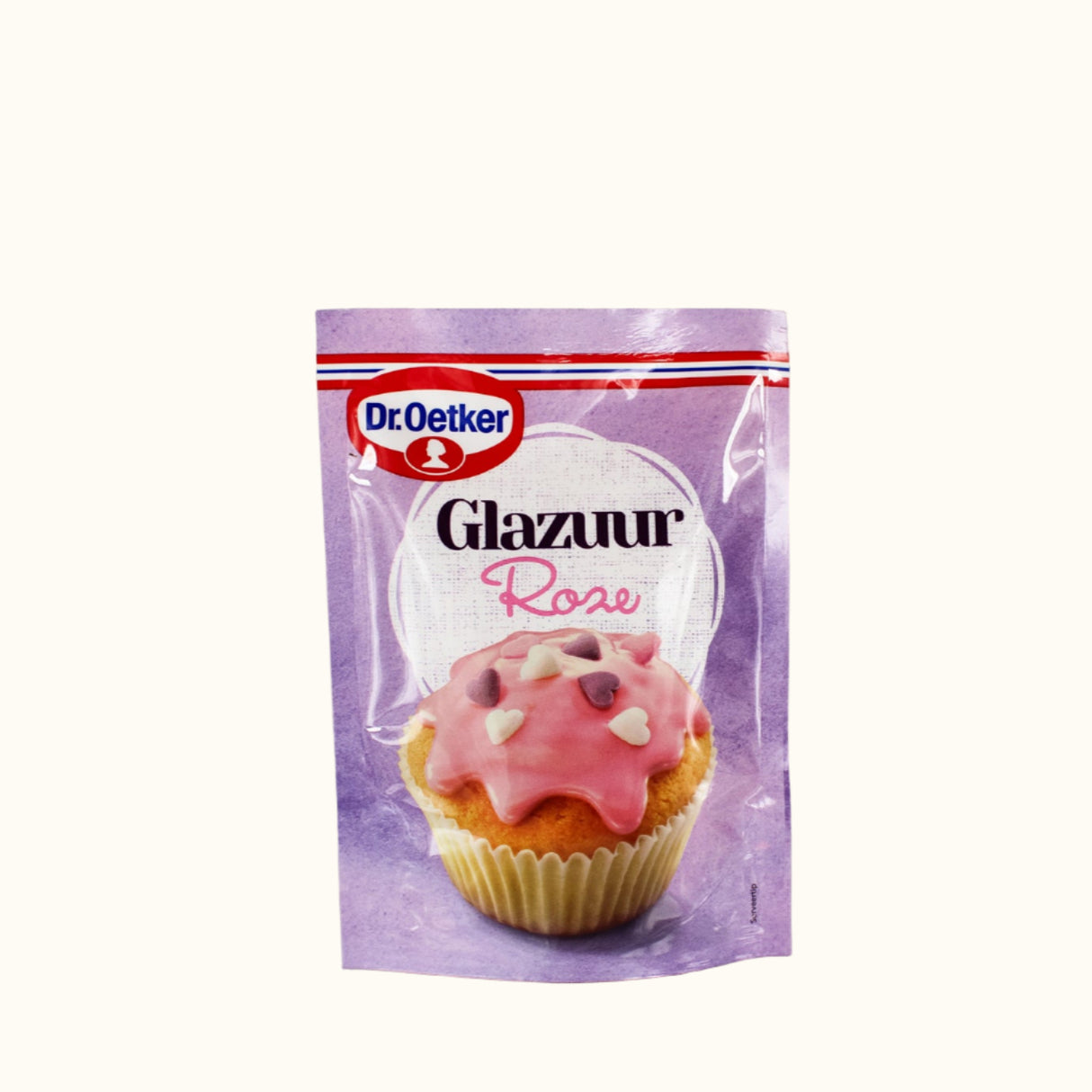 Dr. Oetker Roze Glazuur 125 g