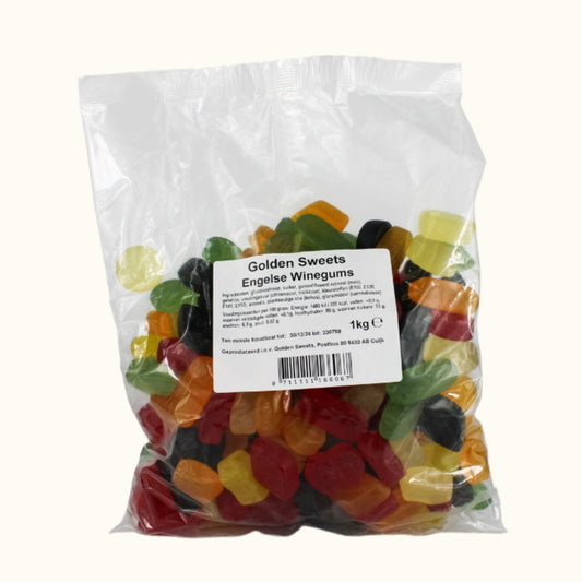 Golden Sweets Engelse Winegums 1kg