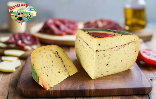 CheeseLand Gouda Cheese With Tomato & Olive