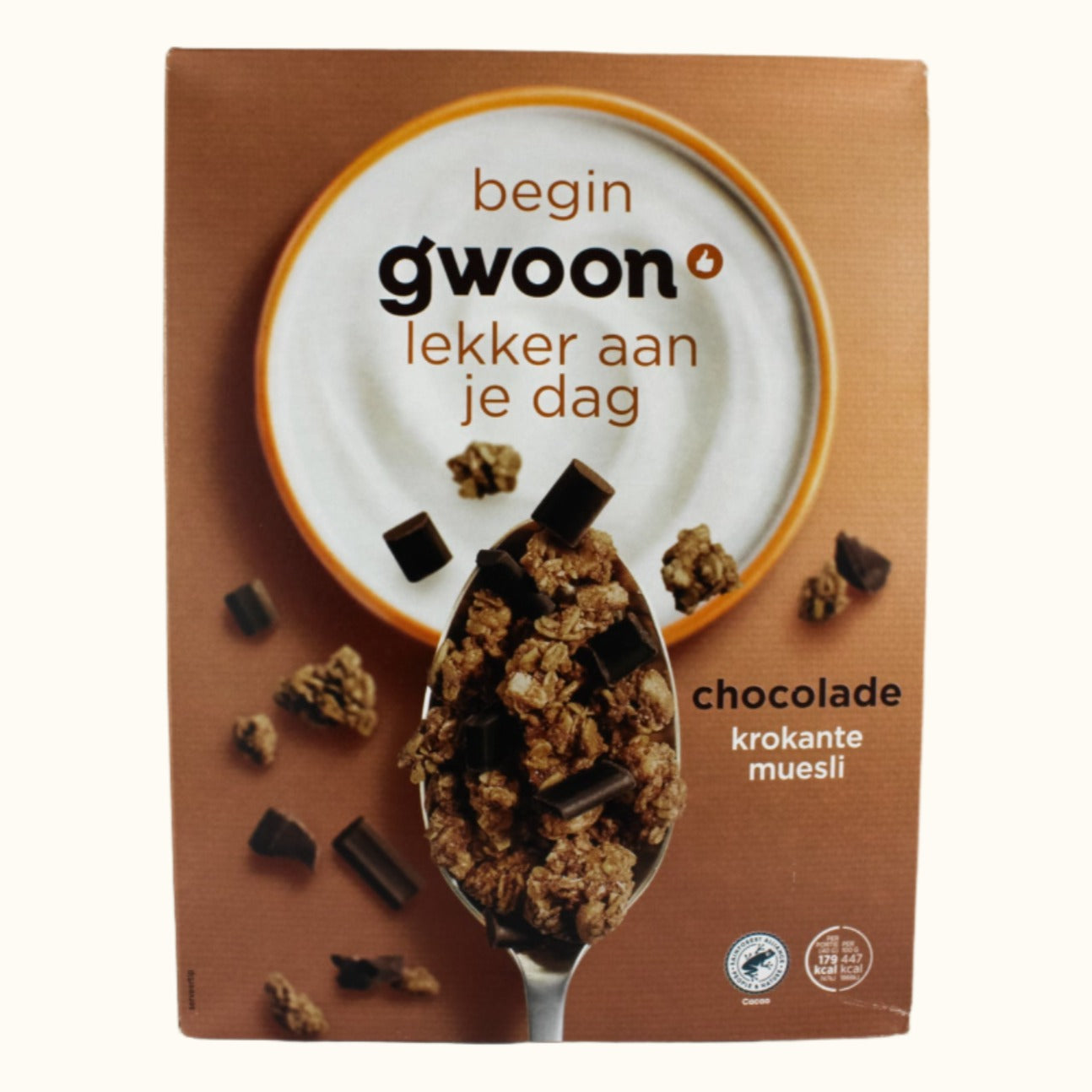 Gwoon Crispy Muesli Chocolate 650g