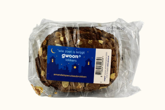 Gwoon Banket Speculaas Chunks Amandel 250g