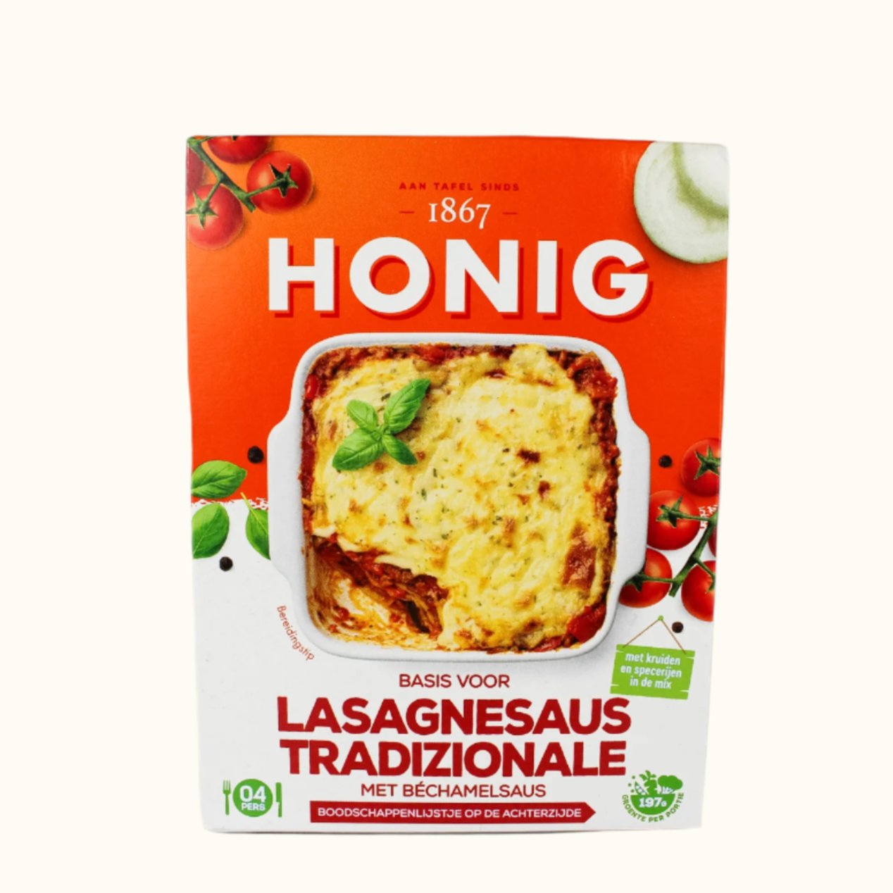 Honig Mix For Lasagne Traditional With Béchamel Sauce 197g