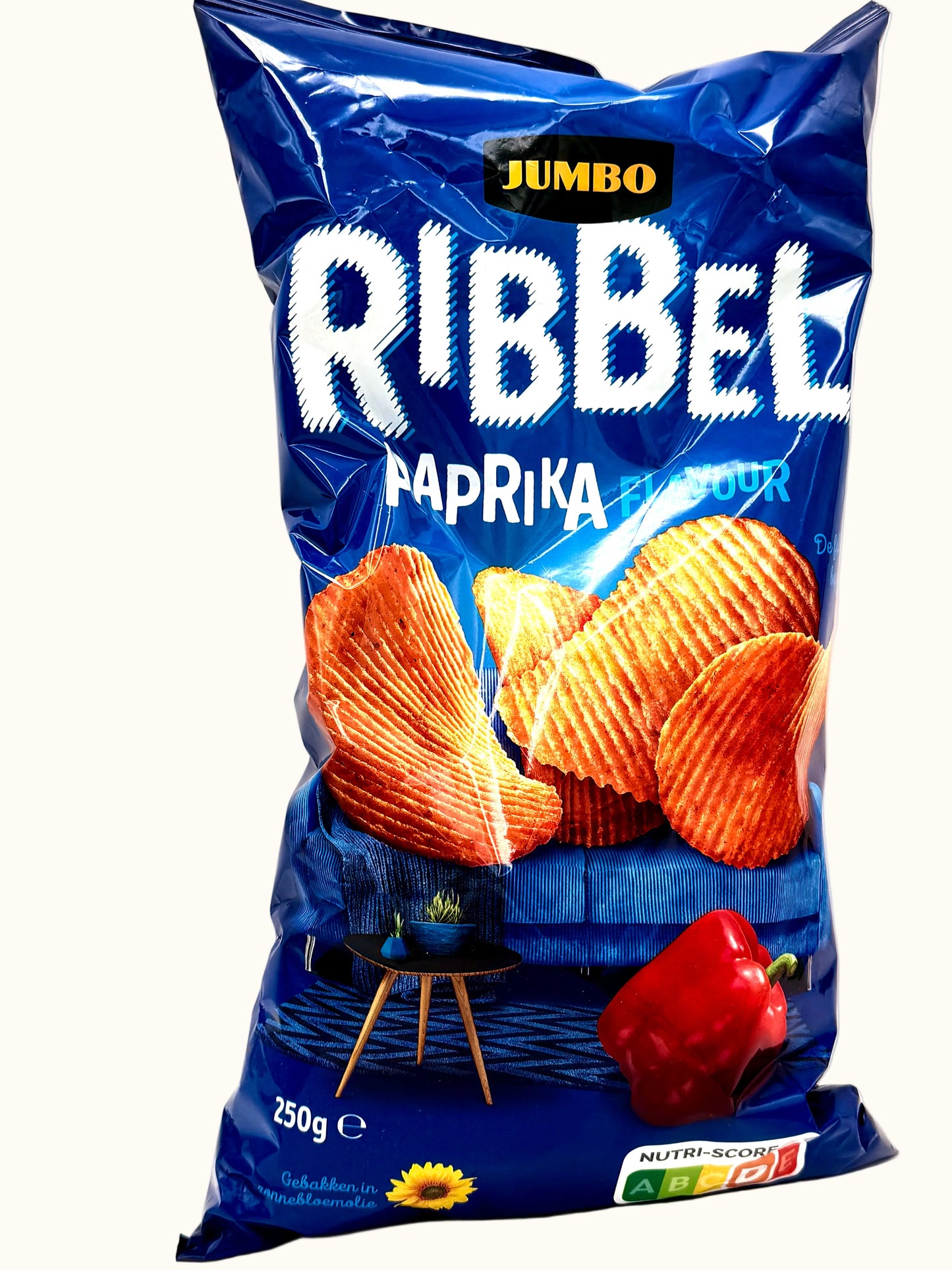 Jumbo Chips Paprika Ribbel 250g