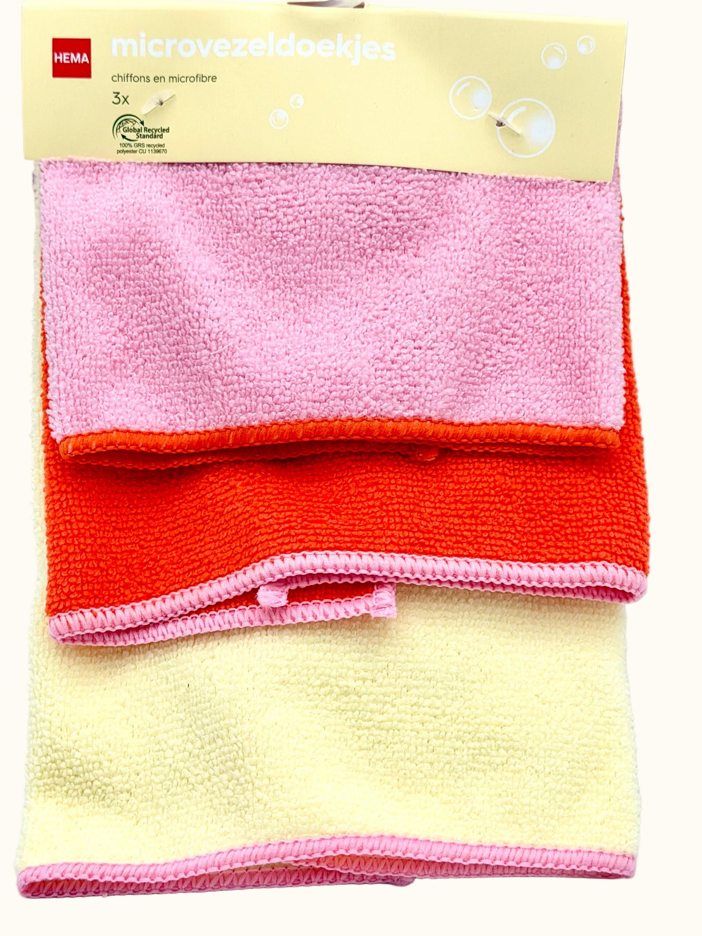 Hema Microfibre Cloth 3pc
