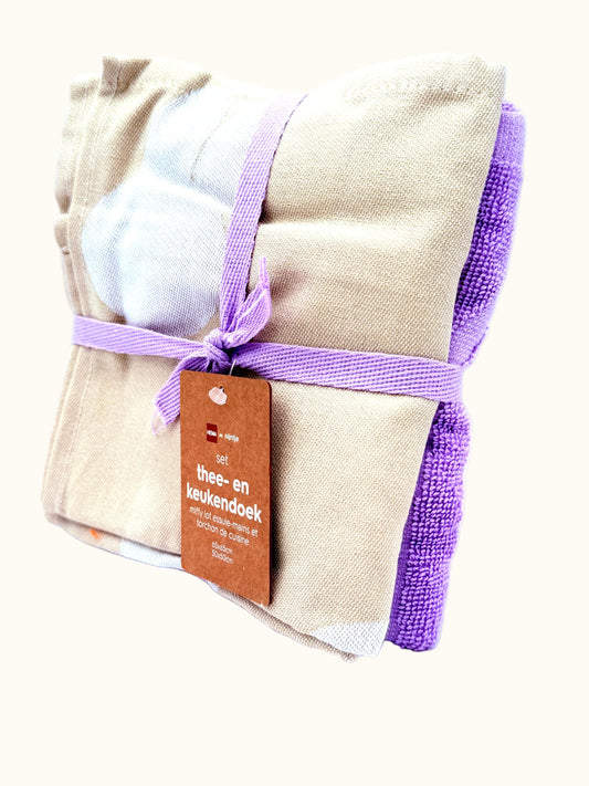 Hema Miffy Set Kitchen Hand Towel & Tea Towel