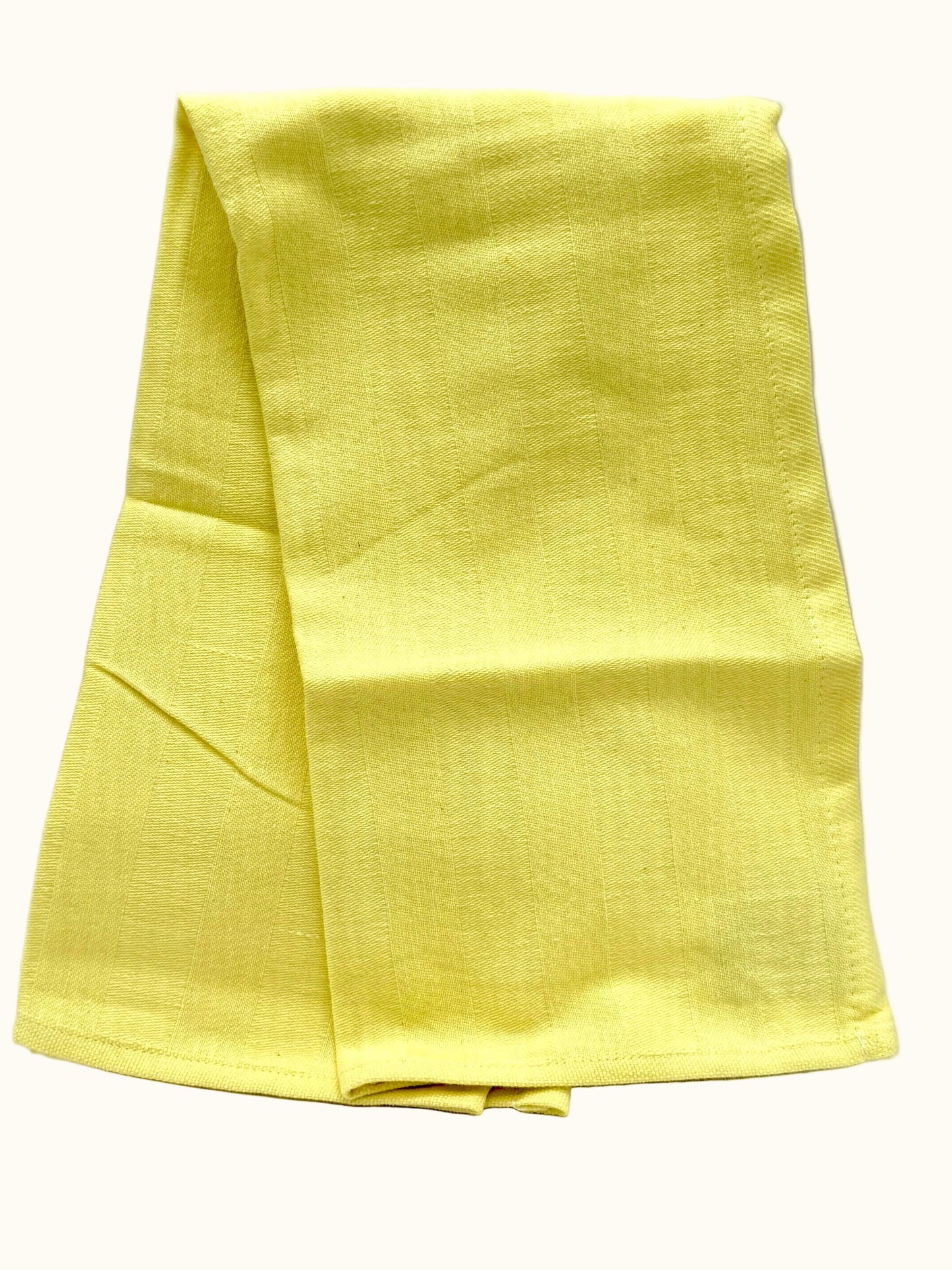 Hema Yellow Tea Towel 65x65cm