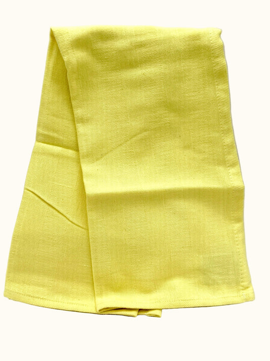 Hema Yellow Tea Towel 65x65cm