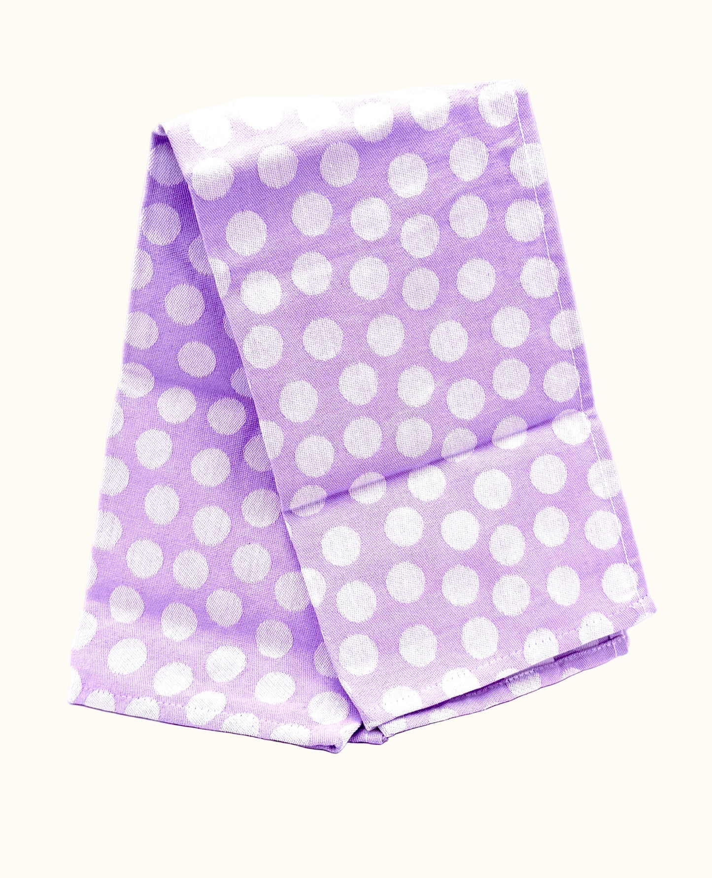 Hema Lila Polka Dots Tea Towel 65x65cm