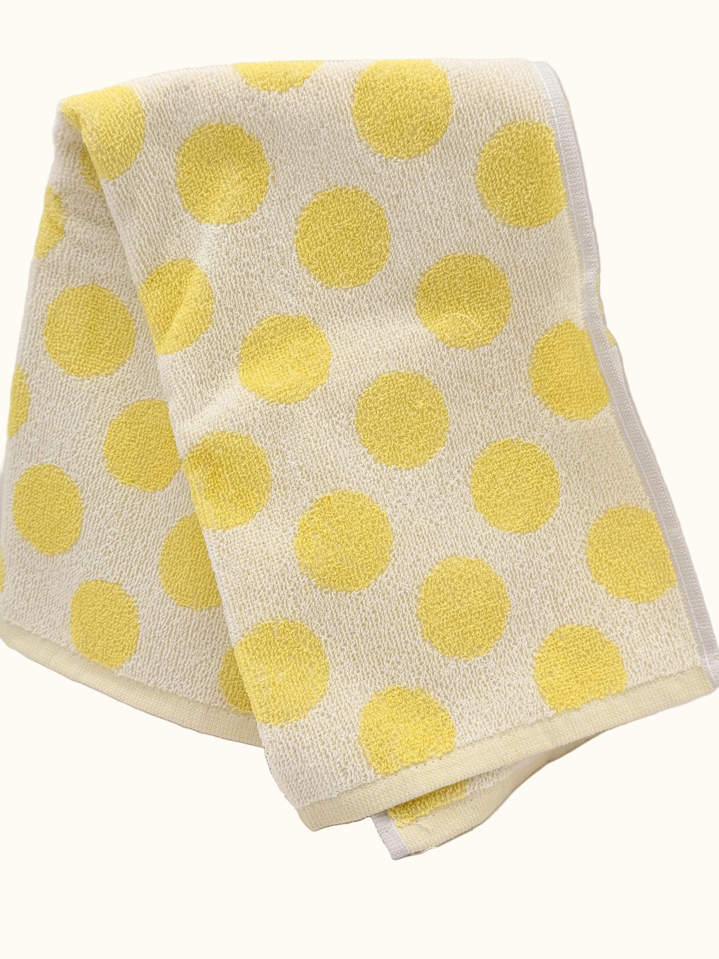 Hema Yellow Polka Dots Kitchen Towel 50x50cm