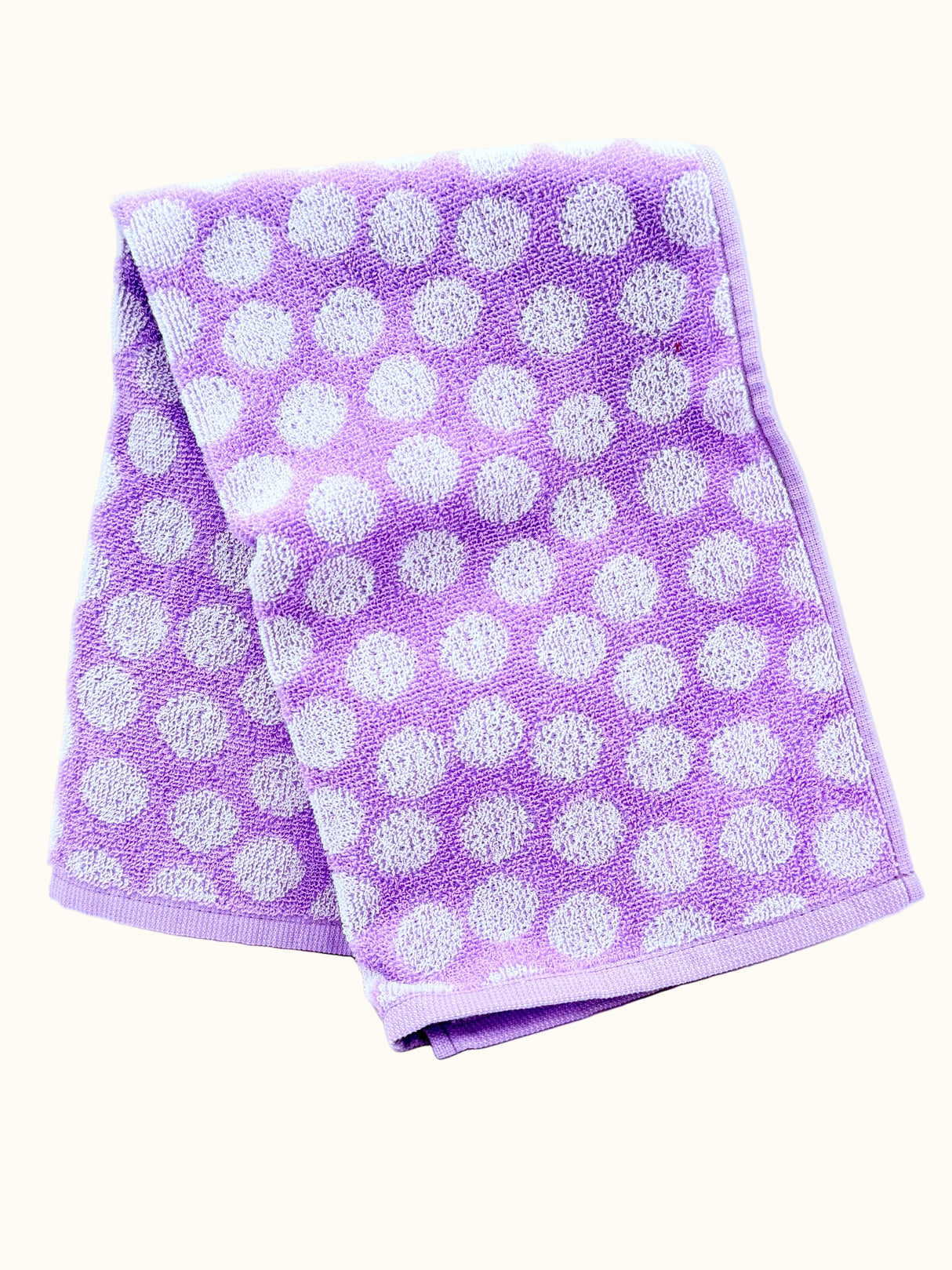 Hema Purple Polka Dots Kitchen Towel 50x50cm