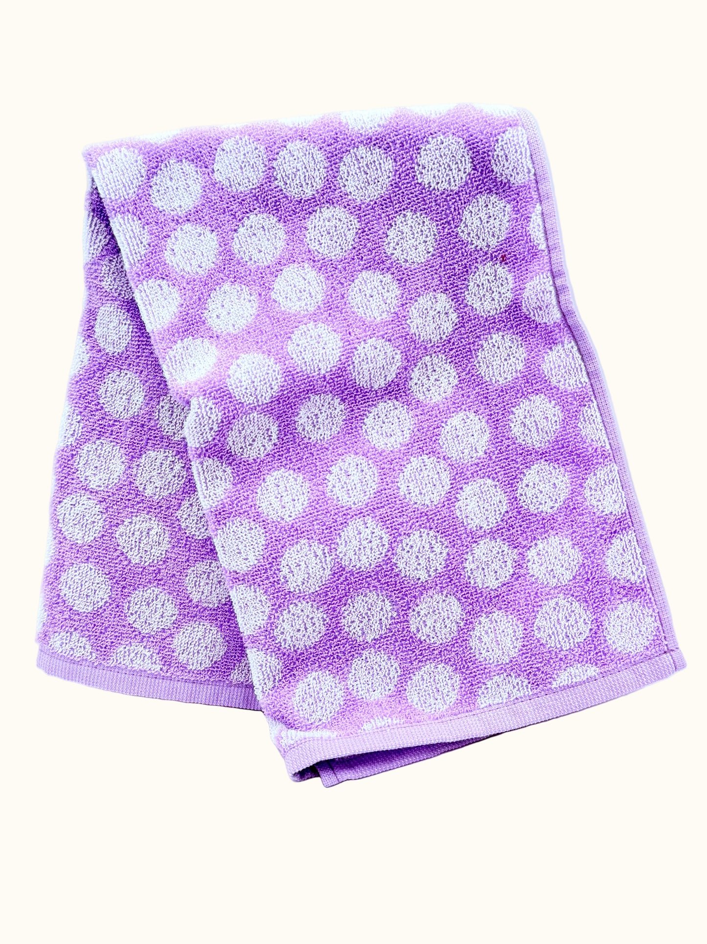 Hema Purple Polka Dots Kitchen Towel 50x50cm