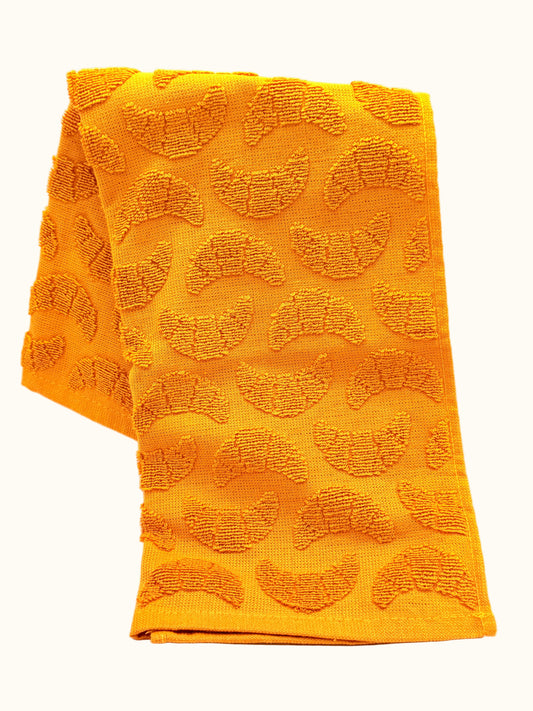 Hema Ochre Yellow Textured Kitchen Towel 50x50cm