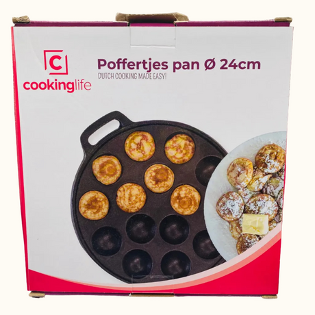 Cast iron Poffertjes pan 24cm