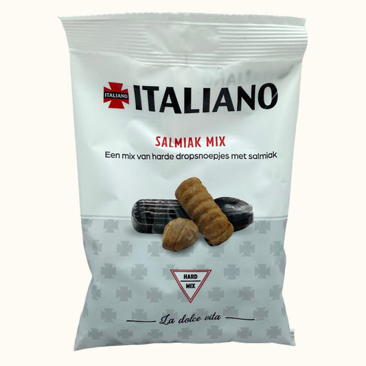 Italiano Hard Salmiak Mix Licorice 170g