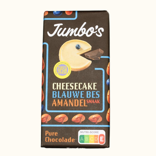 Jumbo's Dark Chocolate Cheesecake, Blueberry & Almond 140g