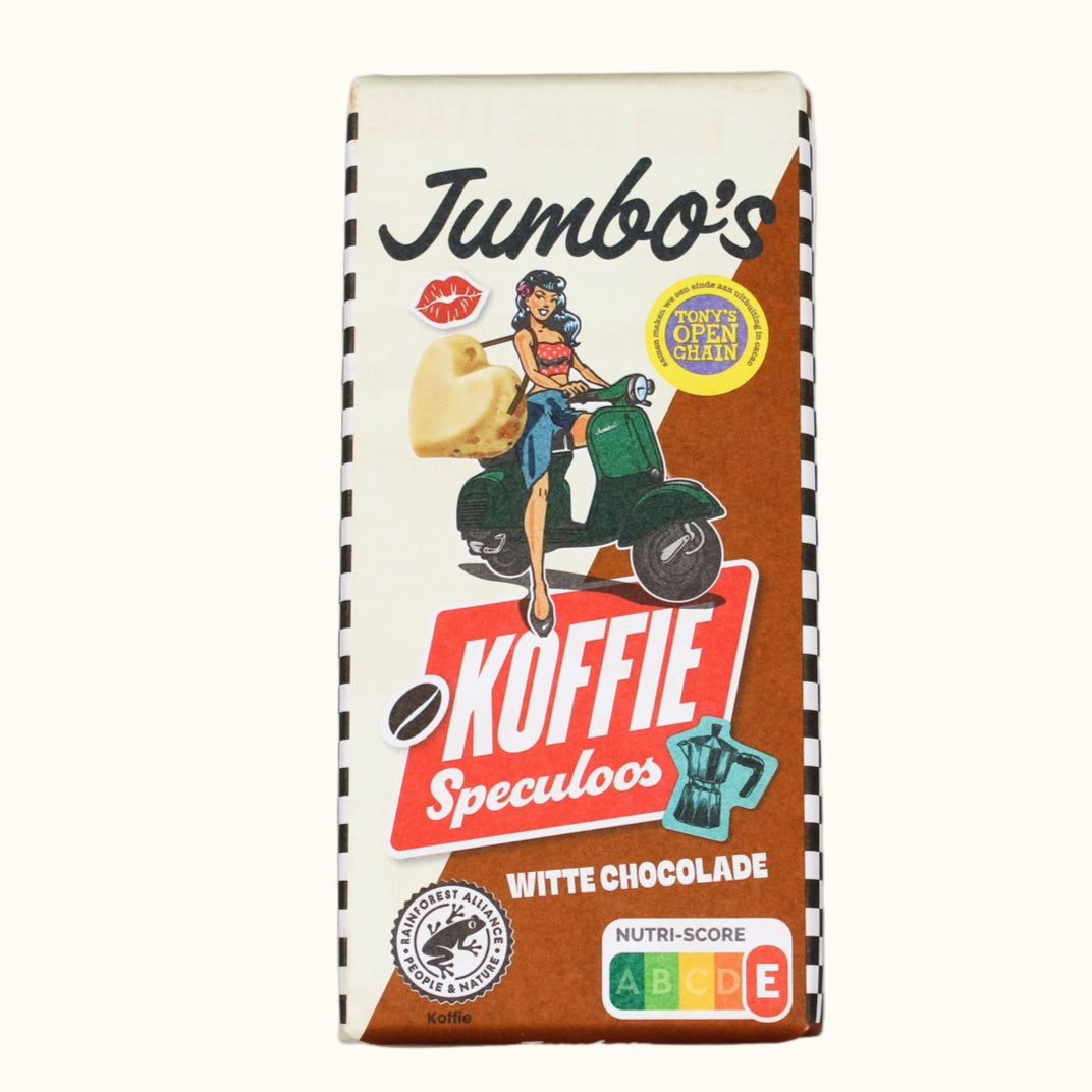 Jumbo's White Chocolate Coffee & Speculoos 140g