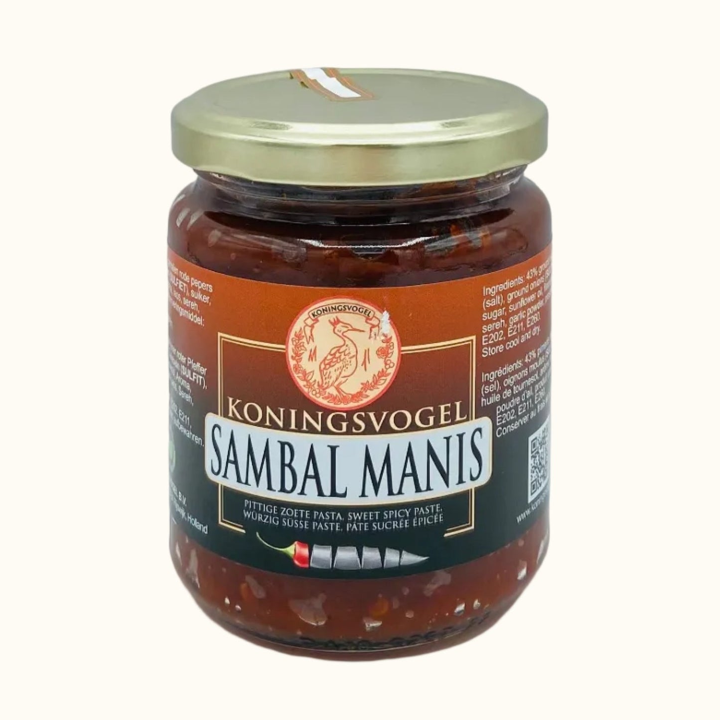 Koningsvogel Manis Sambal 280g