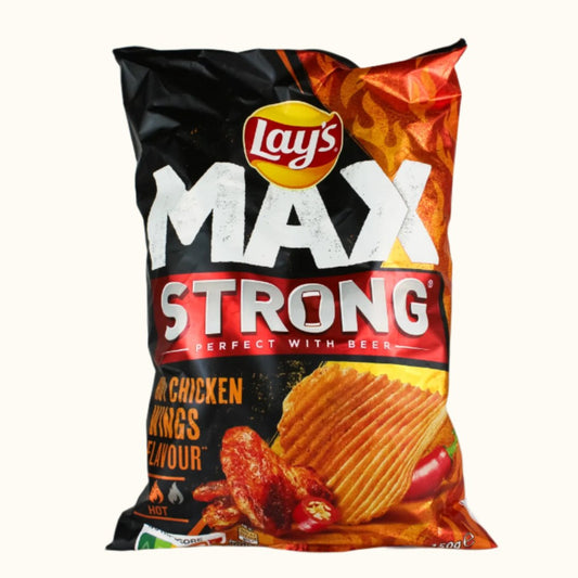 Lays Strong Hot Wings 150g (SHORT BEST BEFORE)