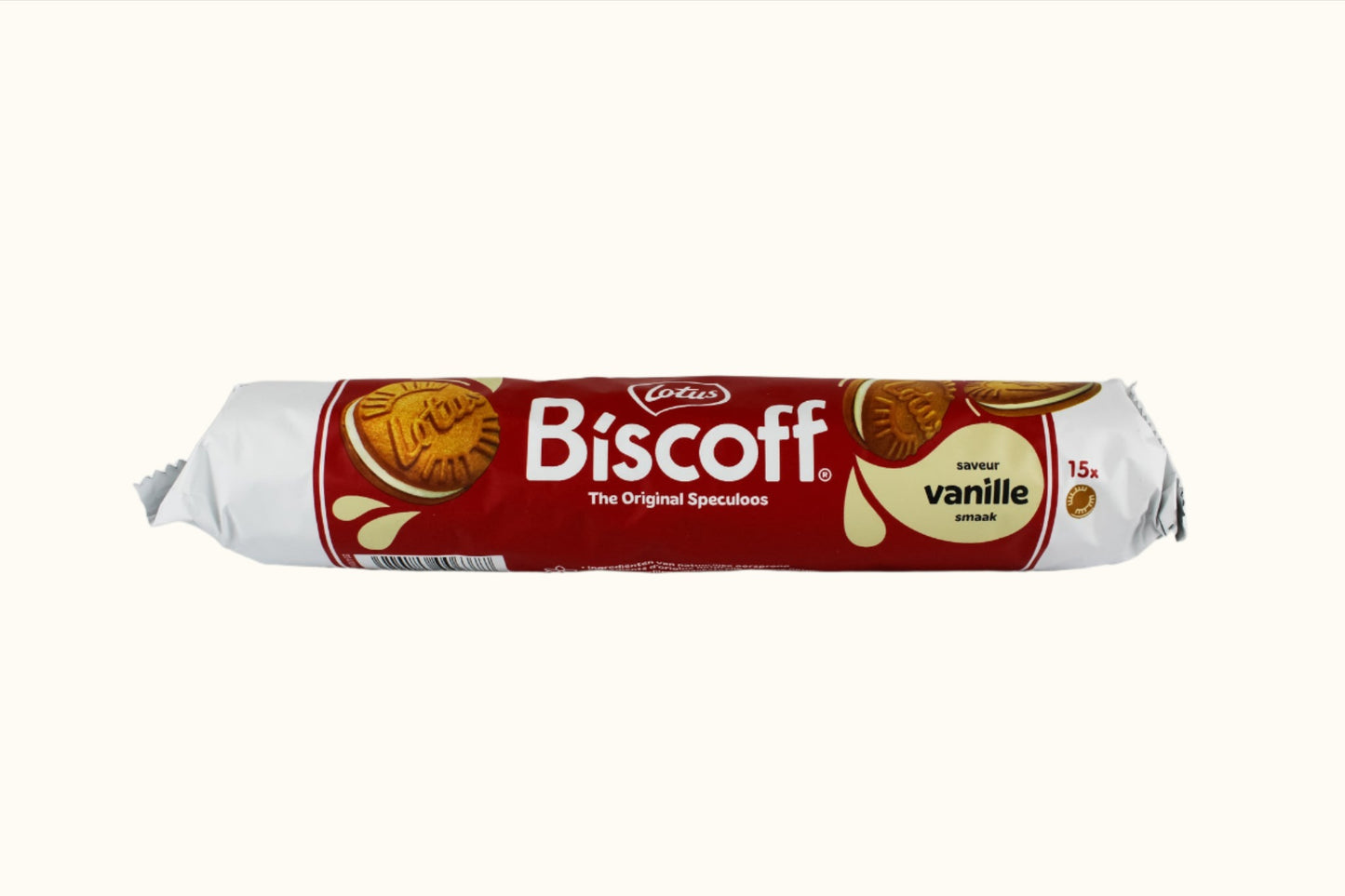 Lotus Biscoff Speculoos Creme Cookies Vanilla Large 150g