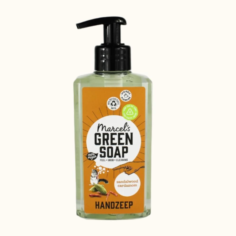 Marcel's Green Soap Handsoap 100% Vegan Sandalwood Cardamom 250ml