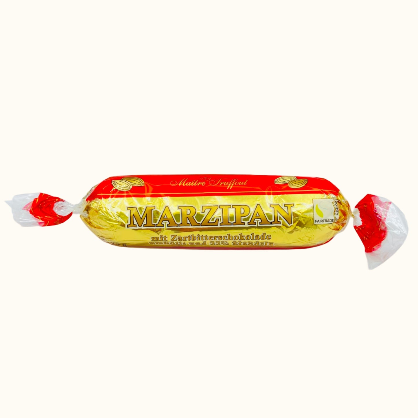 Maitre Truffout Marzipan Bar Dark Chocolate 175g