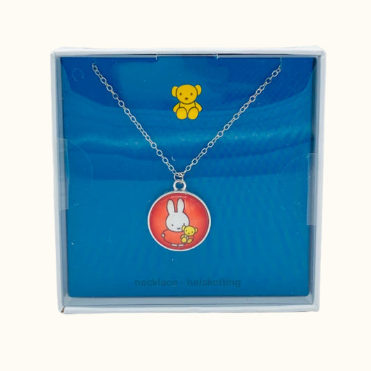 Miffy Necklace with Teddy Bear – Luxury Gift Box