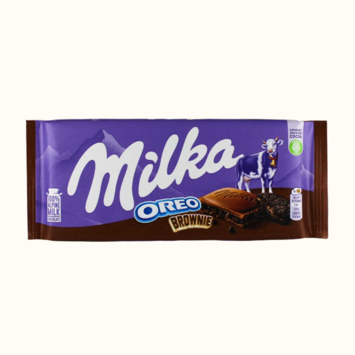 Milka Oreo Brownie Bar 100g