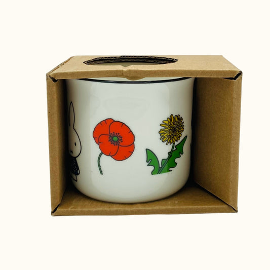 Ceramic Retro Mug – Miffy & Flowers