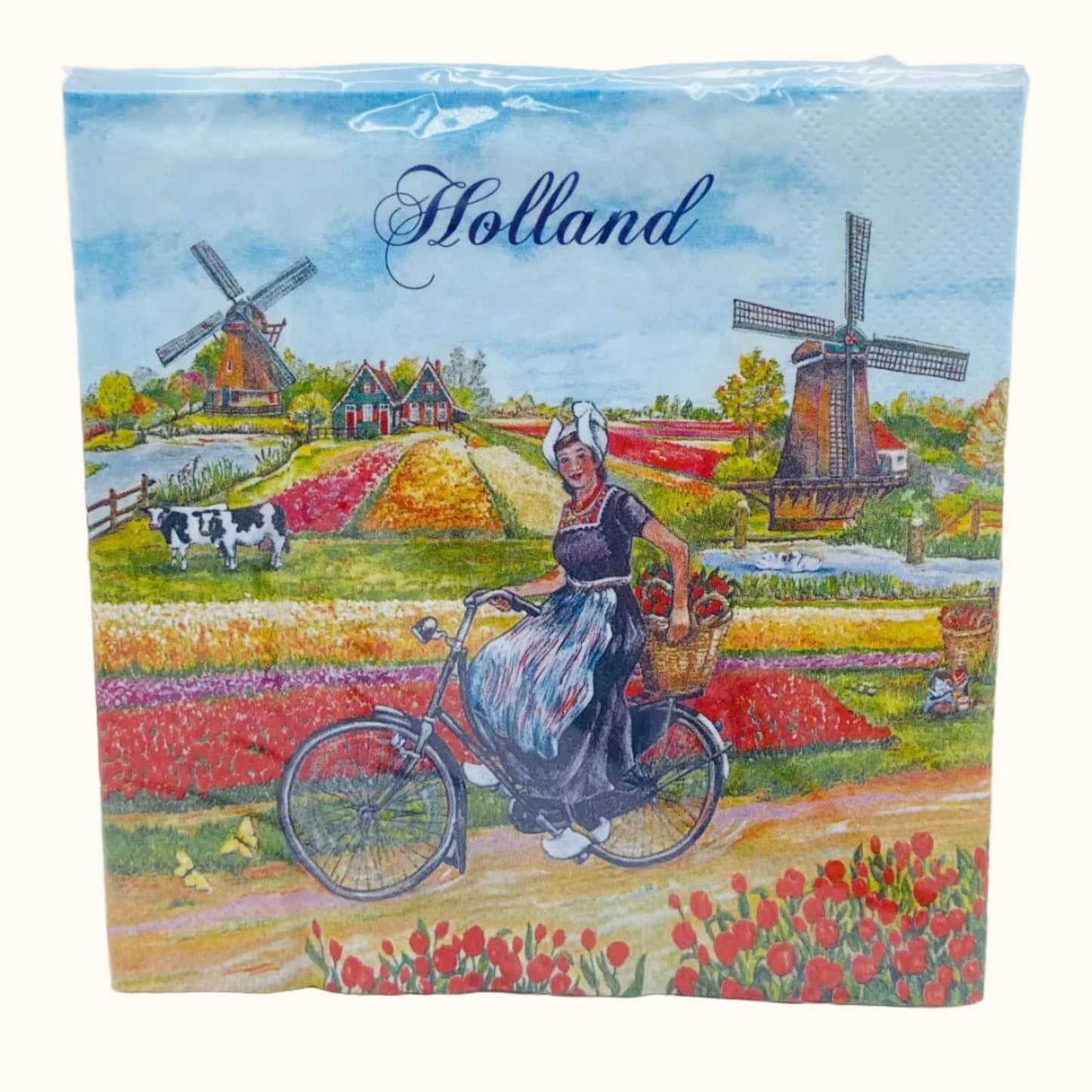Napkins 3 Layer Holland Bicycle