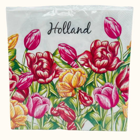 Napkins 3 Layer Holland Color Tulip