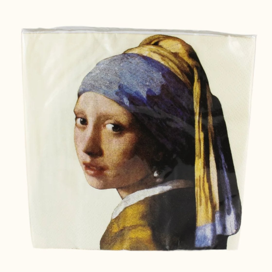 Bekking Blitz Napkins Johannes Vermeer (Girl with Pearl Earring)