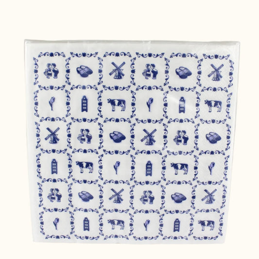 Napkin Delft Blue Tiles