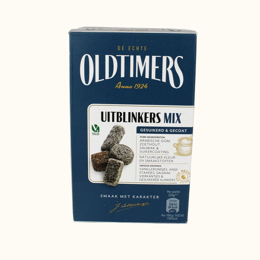 Oldtimers Uitblinkers Sweet Coated Licorice Mix 235g