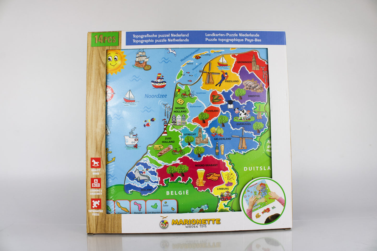 Topografisch Puzzel Nederland
