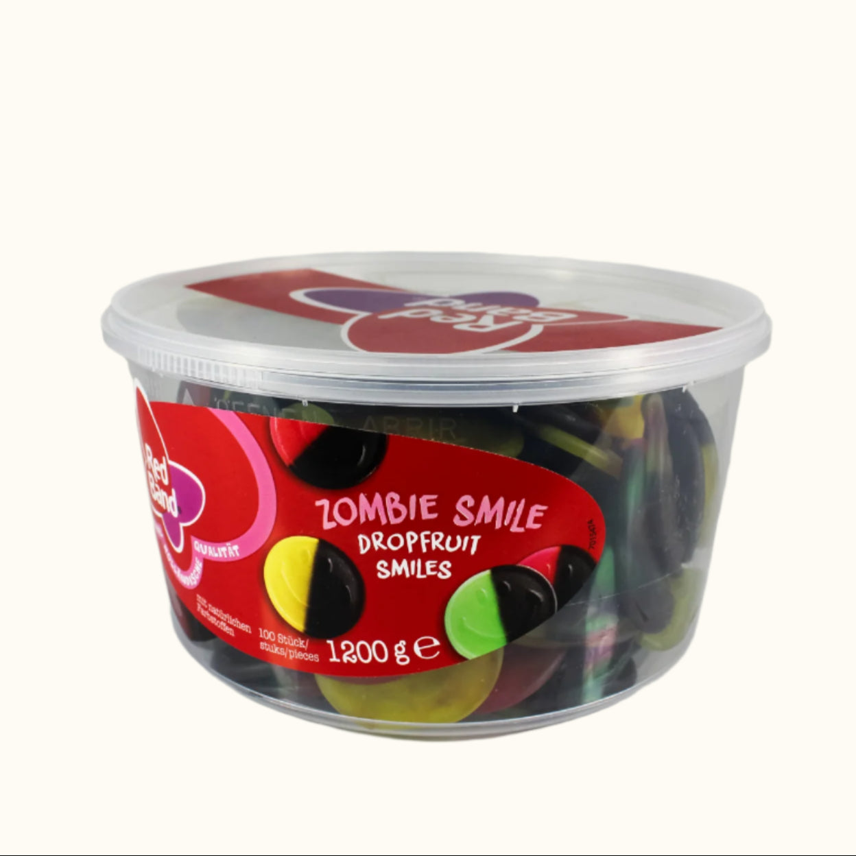 Red Band Zombie Smileys Licorice Fruit 1200g