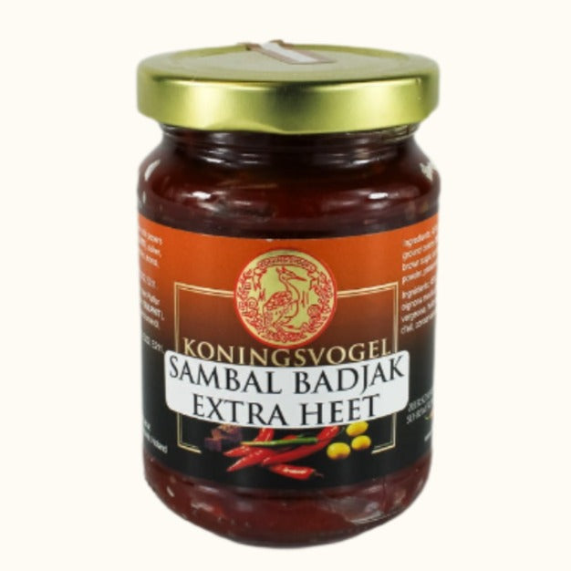 Koningsvogel Badjak Sambal Extra Hot 200g