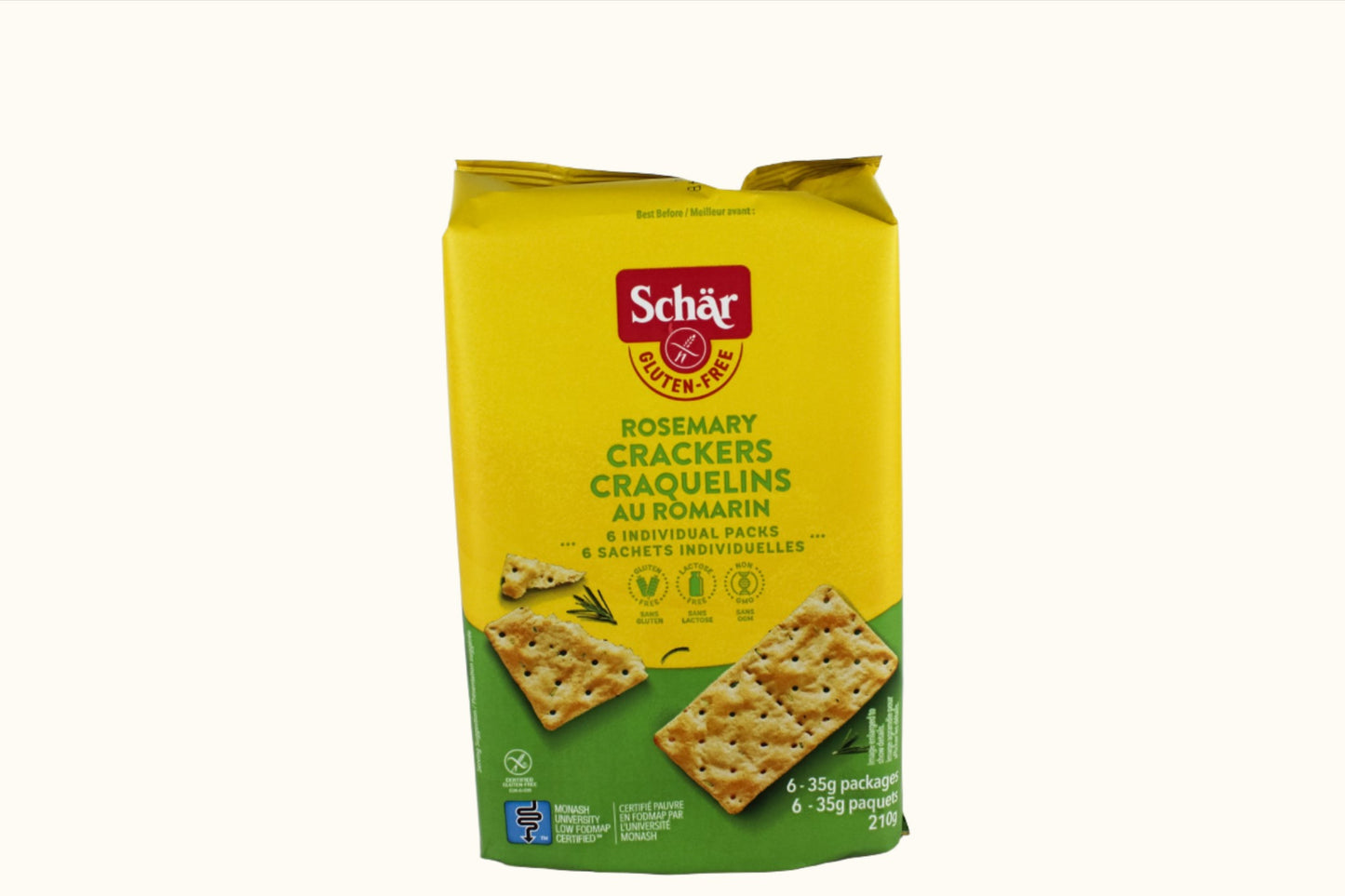 Schär Crackers Rosemary Gluten Free