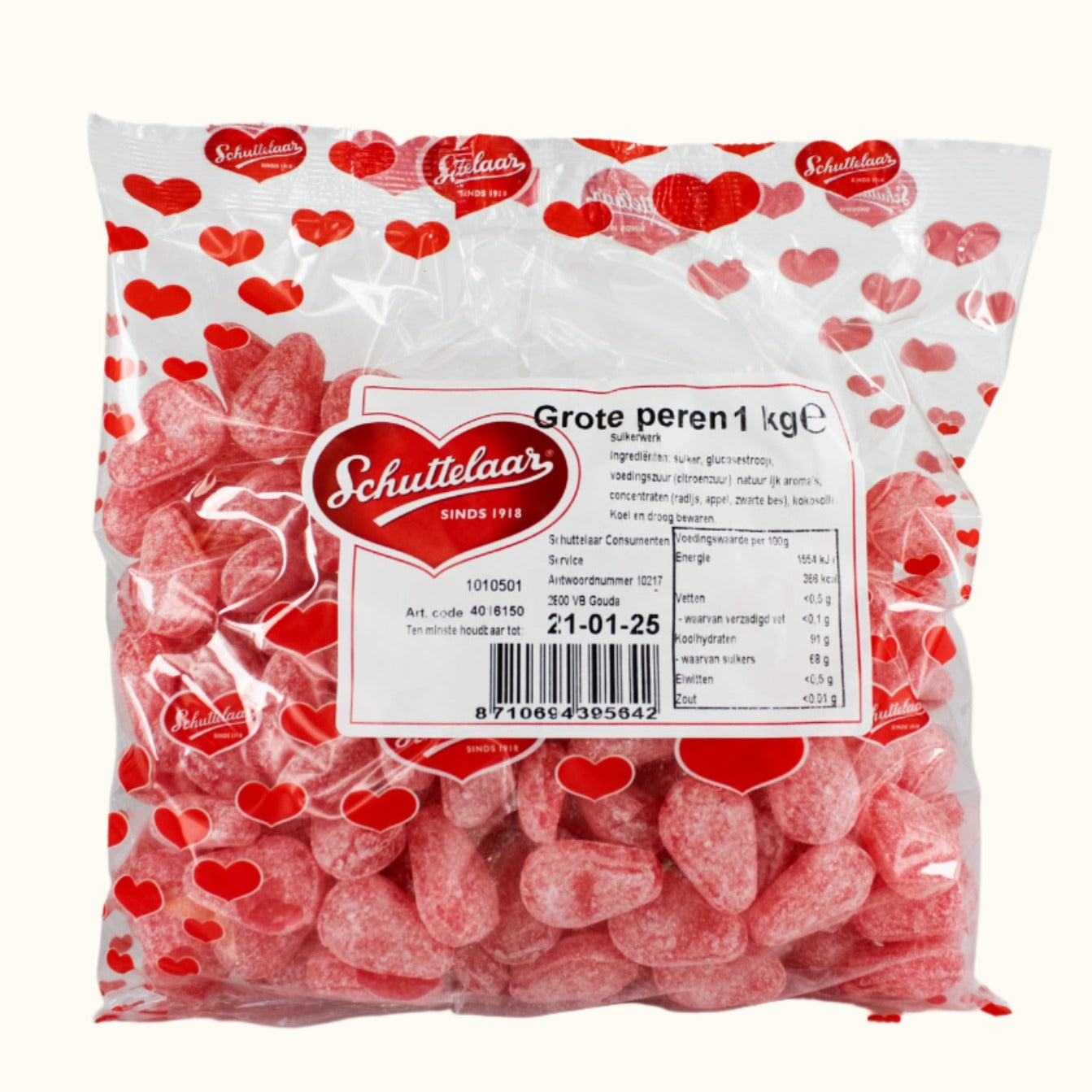 Schuttelaar Poires Fruitées Sachet 1kg