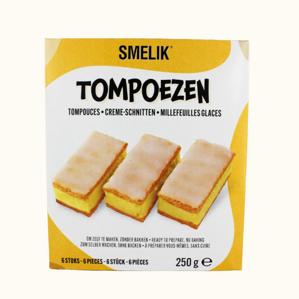 Smelik Pâtisserie Tompouces (Tompouzen) 6 pièces 250g