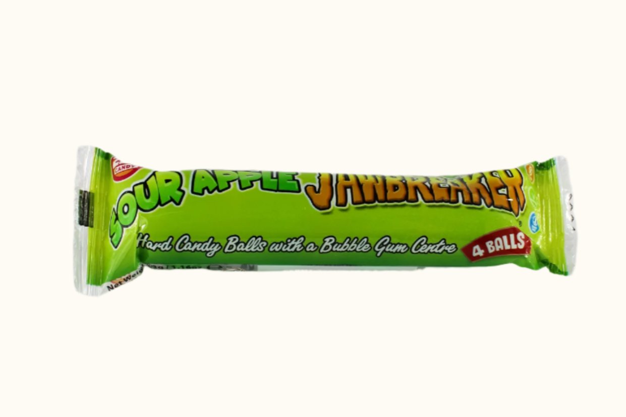 Zed Candy Jawbreakers Sour Apple 33g