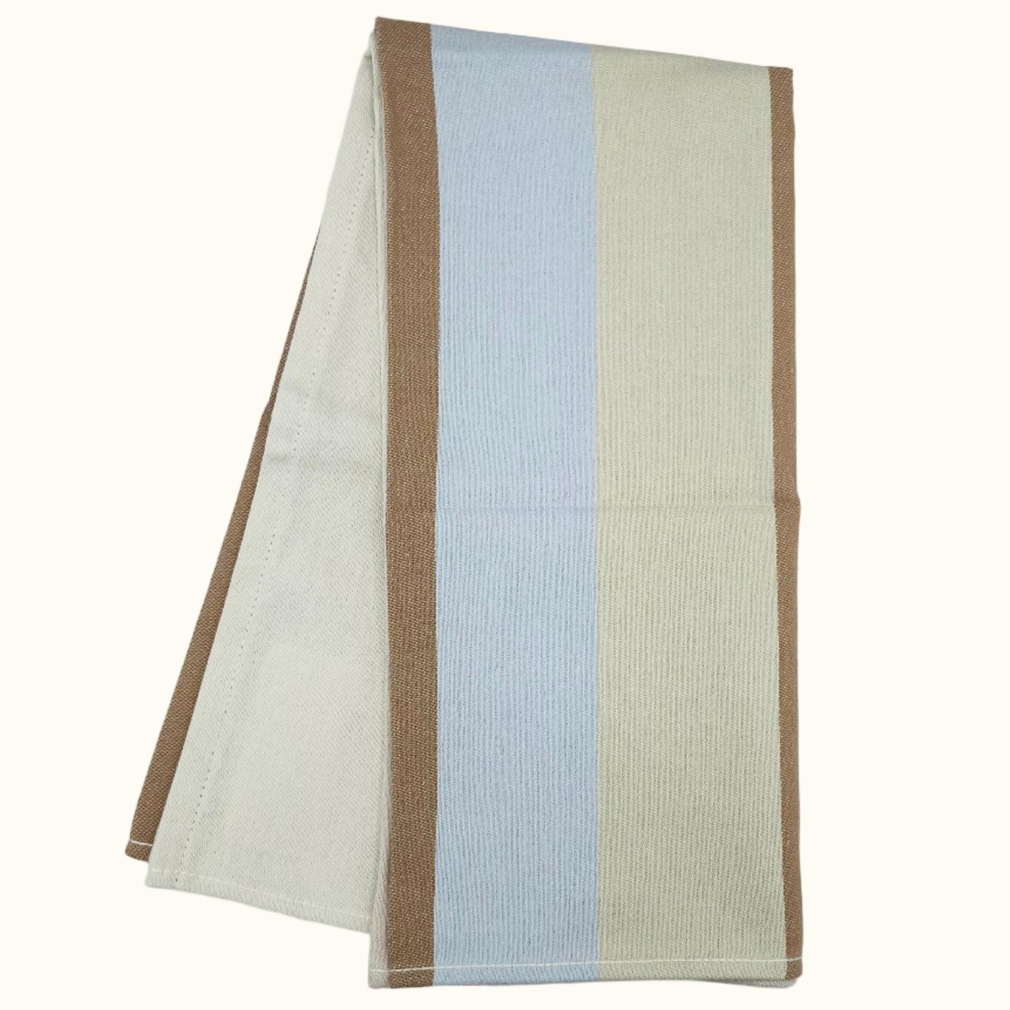 DDDDD ZW/Bont Taupe Keukendoek 50x55cm