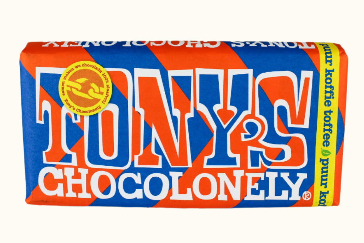 Tony's Chocolonely Dark Chocolate Coffee Toffee 180g