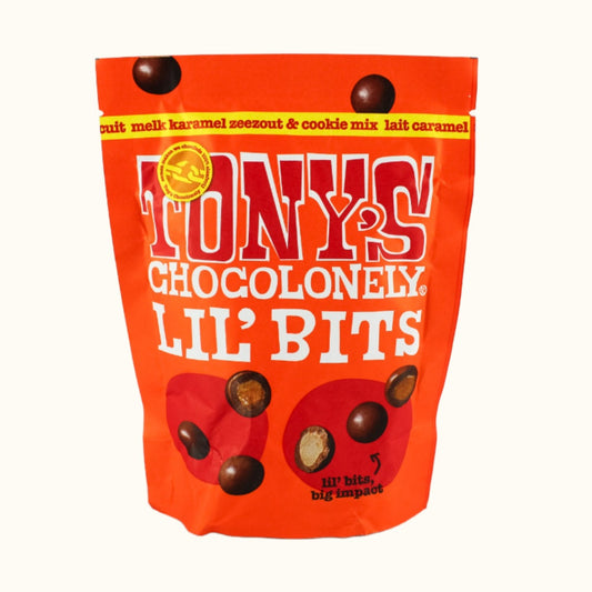 Tony's Chocolonely lil bits Caramel Seasalt Cookie 120g