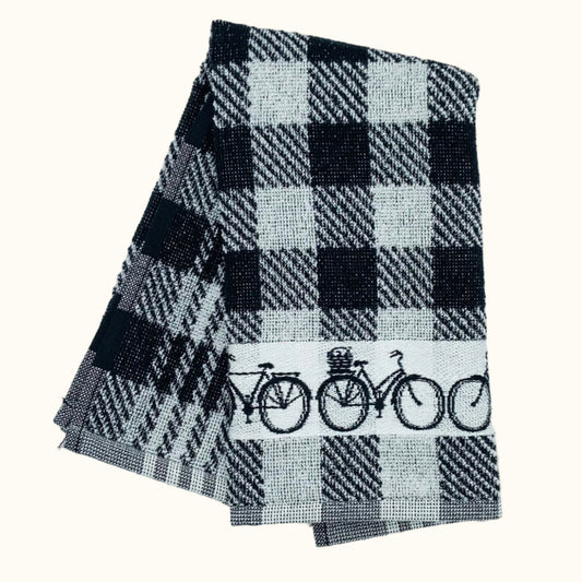 Twentse Damast Blauwe Hollandse Molen Theedoek 60x65cm