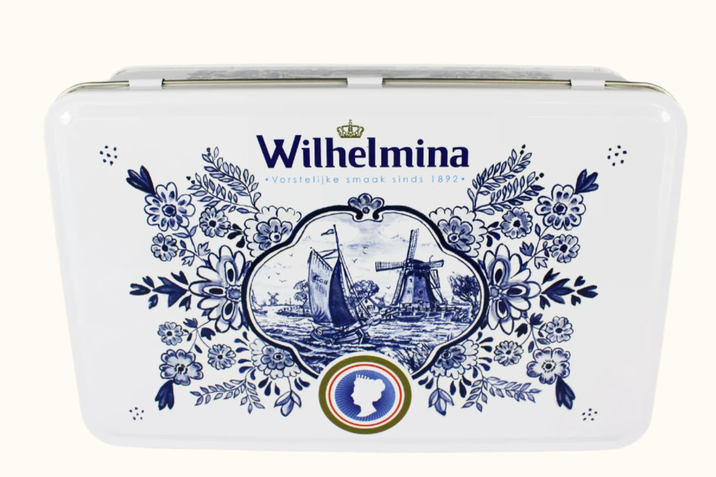 Bonbons à la menthe Wilhelmina en boîte métallique de 500 g