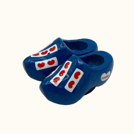 Magneet 2 houten schoenen 4 cm